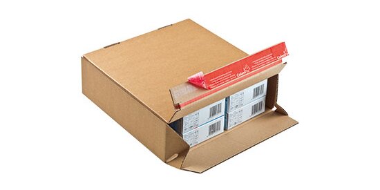 Kartons mit SK-Streifen