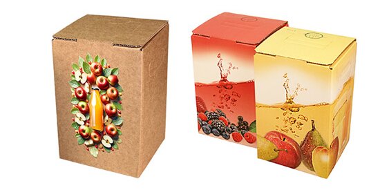 Umkartons Bag in Box individuell bedruckt