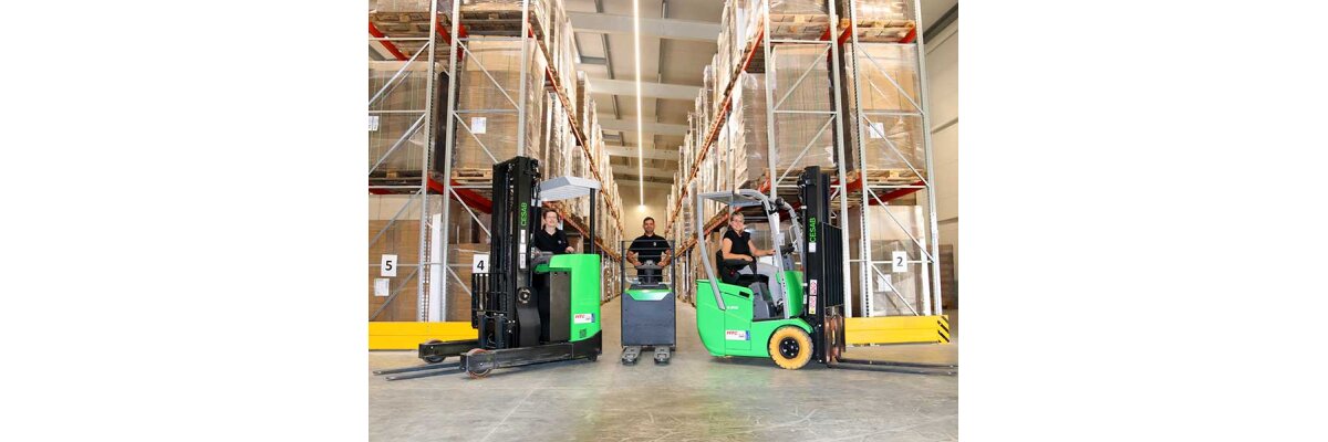 We\'re ready! Let the tires of our forklifts glow! - we are ready