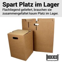 1-teiliger Papphocker braun | 300x300x420 mm