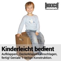 1-teiliger Papphocker braun | 300x300x420 mm