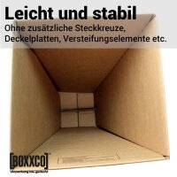 1-teiliger Papphocker braun | 300x300x420 mm