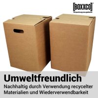 1-teiliger Papphocker braun | 300x300x420 mm