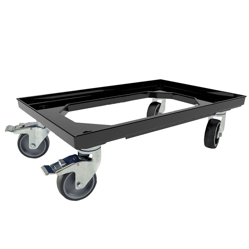 Trolley for PlasticBOXX 600x400 mm | black | with 2 brakes