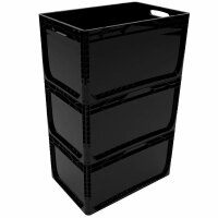 KunststoffBOXX 600x400x320 mm | Schwarz |...