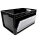 PlasticBOXX 600x400x320 mm | black | with front flap and handles