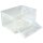 KunststoffBOXX 400x300x220 mm | Transparent | mit Frontklappe