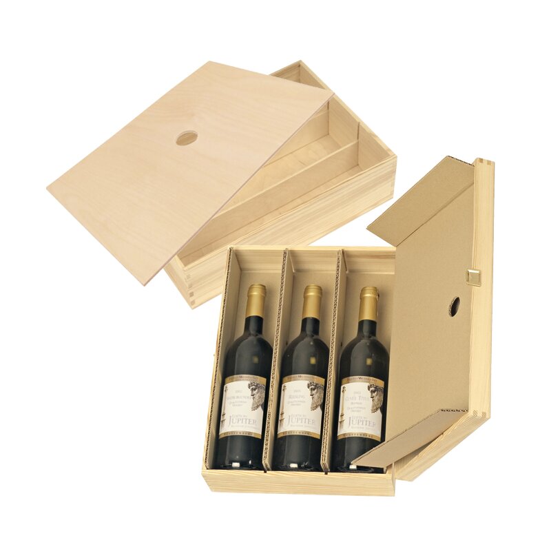 Innenverpackungen für Holzkisten 2er PTZ-Einlage