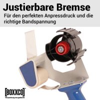 Basic Handabroller für Klebebänder bis 50 mm Bandbreite | extrem leicht