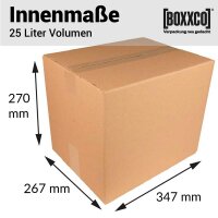 1-wellige Faltkartons 347x267x270 mm