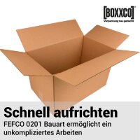 1-wellige Faltkartons 447x267x270 mm