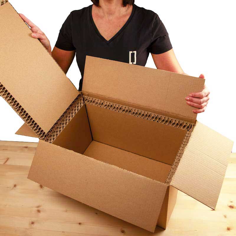 BOXXcool Faltkartons mit Wabeninlay | 407x227x230 mm | 20 Liter