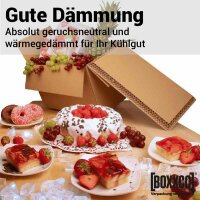 BOXXcool Faltkartons mit Wabeninlay | 407x227x230 mm | 20 Liter