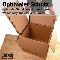 BOXXcool Faltkartons mit Wabeninlay | 387x287x290 mm | 30 Liter