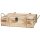 Holzkisten rustikal geflammt 365x260x95 mm | 3er Wein/Sekt