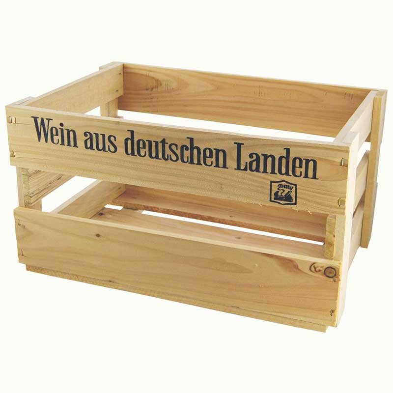 Holzsteigen 415x295x230 mm | 15er 0,75 L /12er 1 L Wein