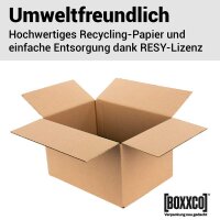 1-wellige Faltkartons 310x220x180 mm (DIN A4)