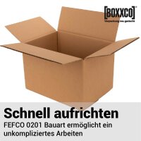 2-wellige Faltkartons 430x310x280mm (DIN A4, DIN A3)