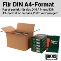 2-wellige Faltkartons 430x310x280mm (DIN A4, DIN A3)