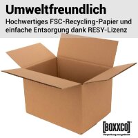 2-wellige Faltkartons 430x310x280mm (DIN A4, DIN A3)