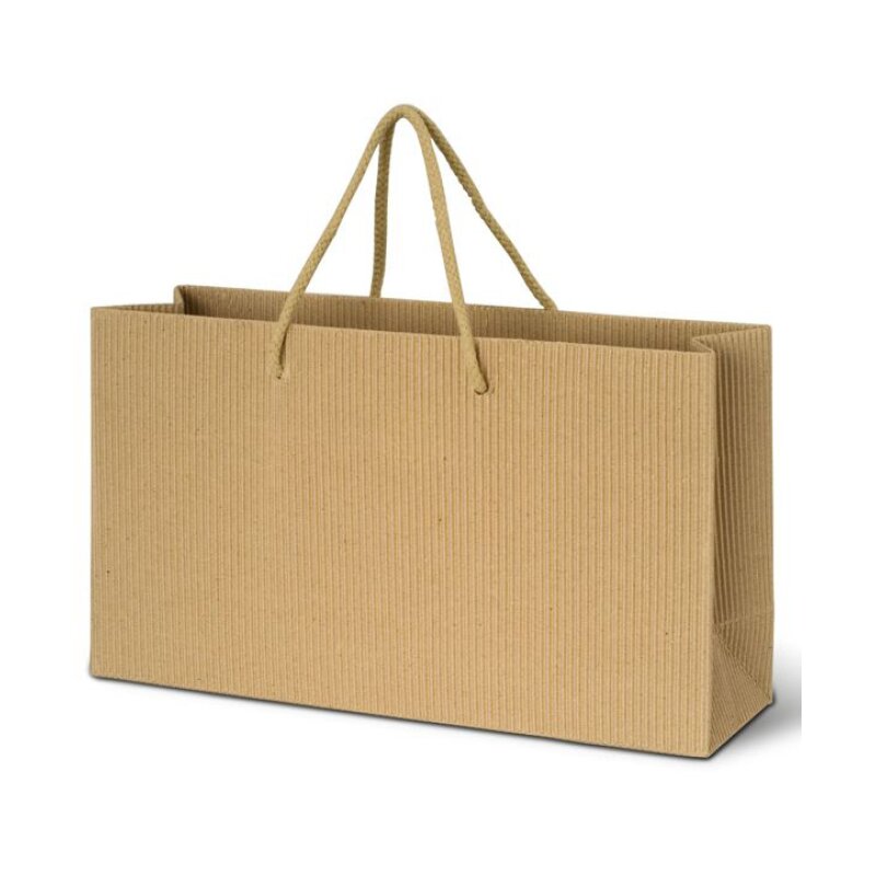 Carrier bags wave structure nature | 190x100x140 mm
