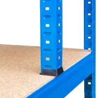 Metall-Schwerlastregal Blau 1800x1000x600 + 300 mm - 5...