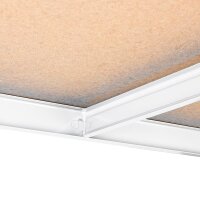 Metall-Schwerlastregal weiß 1800x900x450 mm - 5 Böden