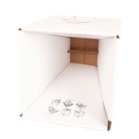 Kopie von 1-teiliger Papphocker weiß DIGITALDRUCK | bis 500 Stk | 4c-Druck #1