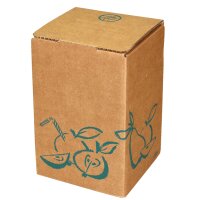 Cartons Bag-in-Box indiv. standard print 5 litres, 2c print