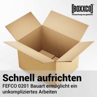 2-wellige Faltkartons 450x350x200-300mm