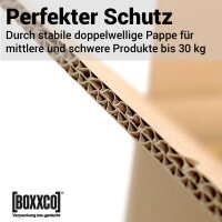 2-wellige Faltkartons 450x350x200-300mm