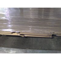 Continuous corrugated cardboard 1 flute 100x100 mm (H x W)