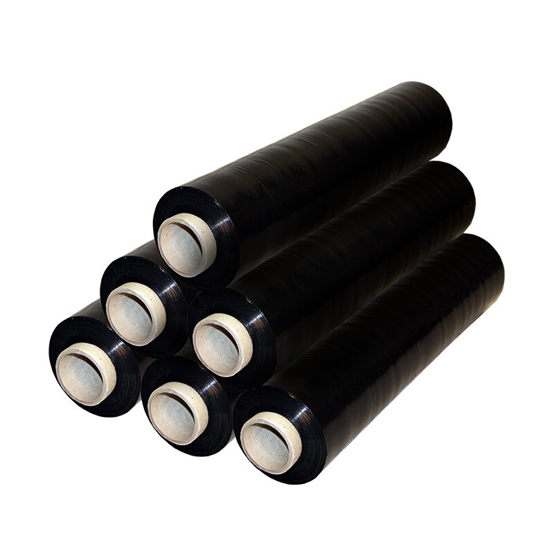 schwarze Stretchfolien - extra stark 500 mmx300 lfm