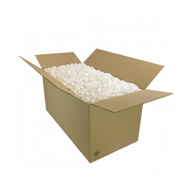 Verpackungschips im Karton BIO | 215 Liter weiß