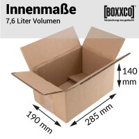 BOXXflexx Glasversandkartons | 6 Gläser | Komplettset