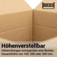 2-wellige Faltkartons 300x300x100-300 mm