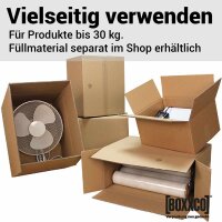 2-wellige Faltkartons 350x250x200 mm