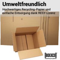 2-wellige Faltkartons 350x250x200 mm