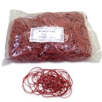 Gummiringe rot | 1 mm breit
