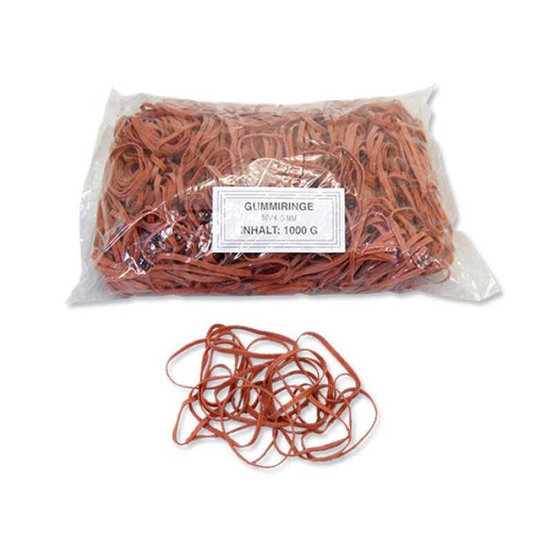 Gummiringe rot | 4 mm breit
