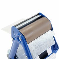 Hand dispenser for adhesive tapes up to 75 mm tape width