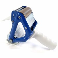 Hand dispenser for adhesive tapes up to 75 mm tape width