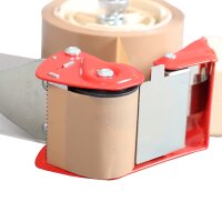 Handabroller für Klebebänder bis 50 mm Bandbreite | Premium | rot