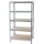 Galvanized metal heavy duty shelving 1800x600x600 mm - 5 shelves