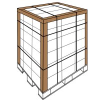 Kantenschutzleisten aus Vollpappe 1.100x60x60x3 mm