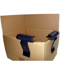 Kartonklammern Schwarz | 140x99x30 mm