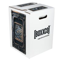 Single piece cardboard stool white DIGITALPRINT | up to 500 pcs | 4c print