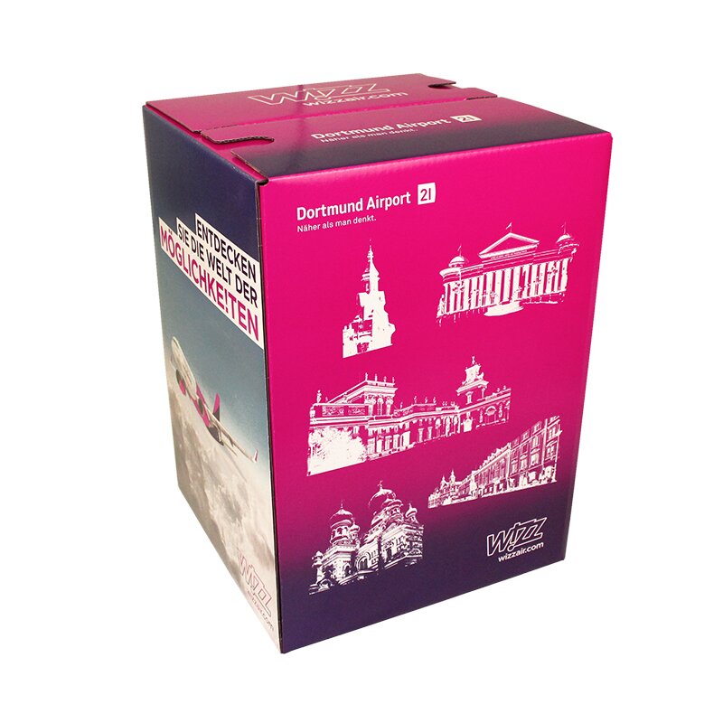 1-teiliger Papphocker weiß PREMIUMDRUCK | ab 440 Stk | 4c-Druck