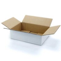 Faltkartons weiß bedruckbar 215x150x55 mm