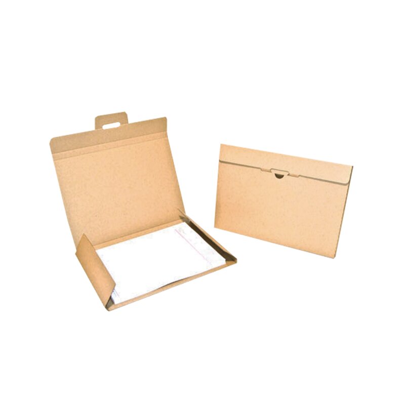 Großbriefkartons braun bedruckbar 340x240x14 mm